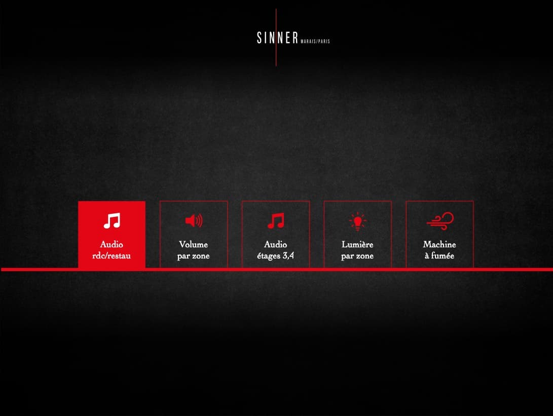 Interface tablette sur mesure